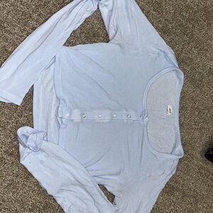 Aerie Light Blue Crop Top